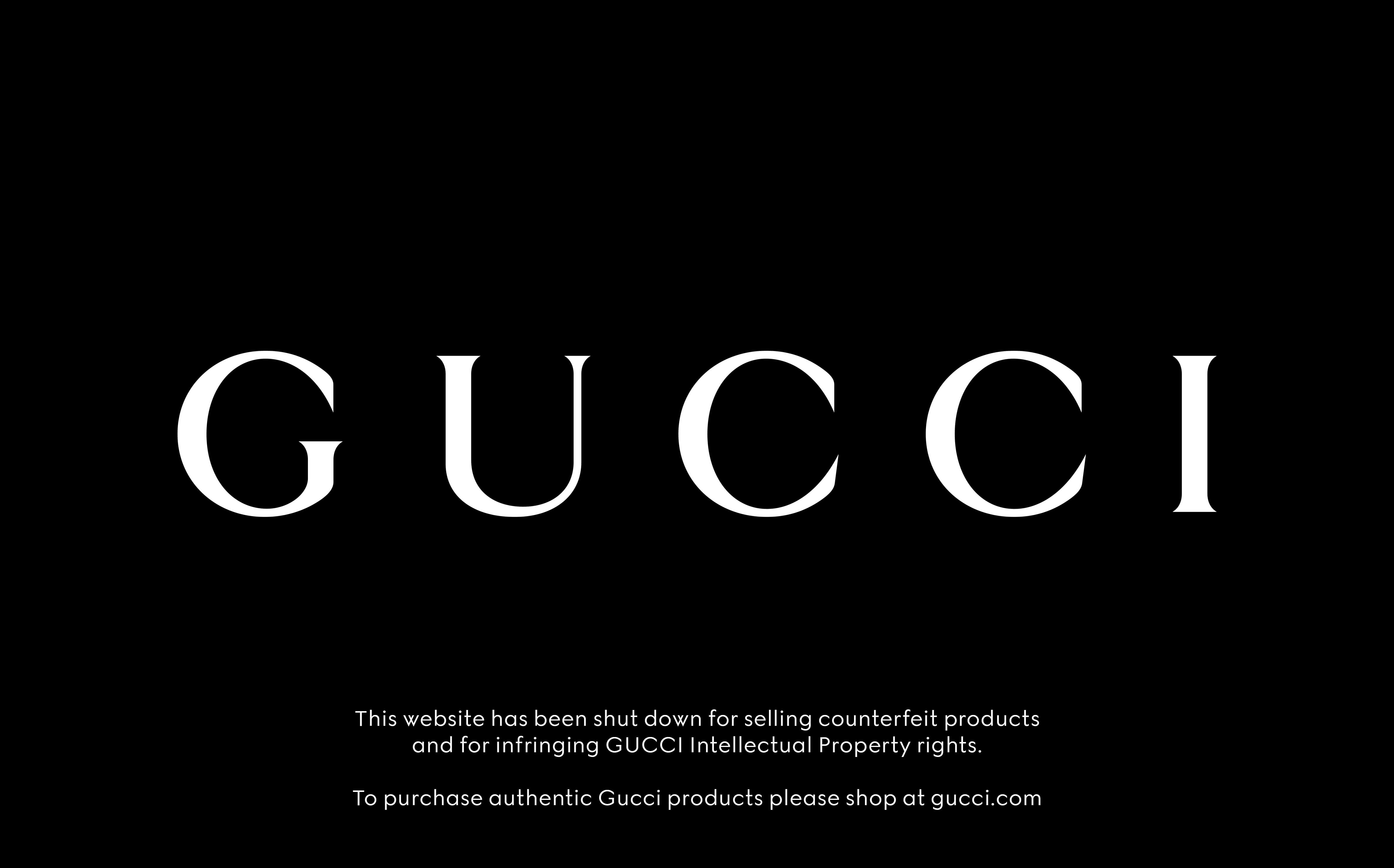 Guccio Gucci Warning